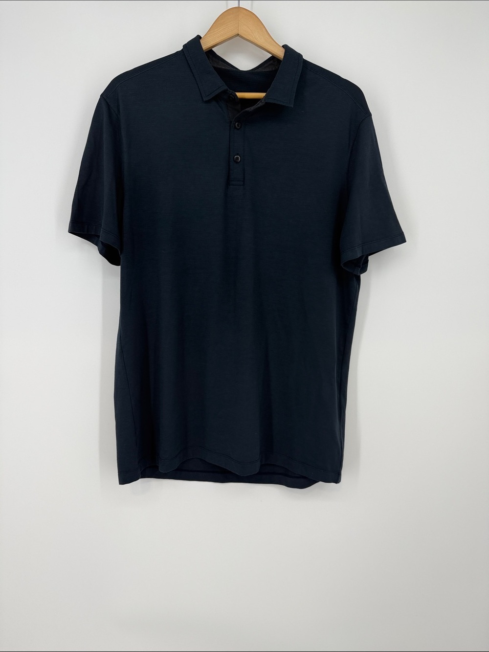 Lululemon Men's Classic Navy Polo Shirt
